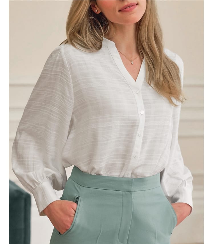 Jacquard Blouse