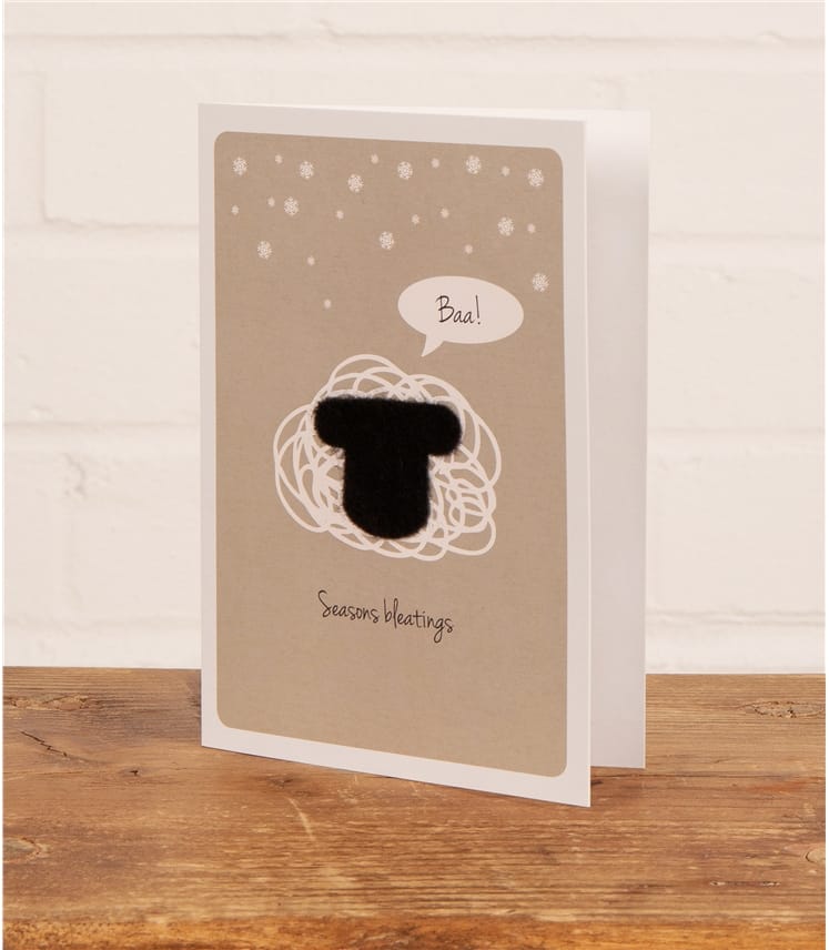 Little Beau Sheep Greetings Card