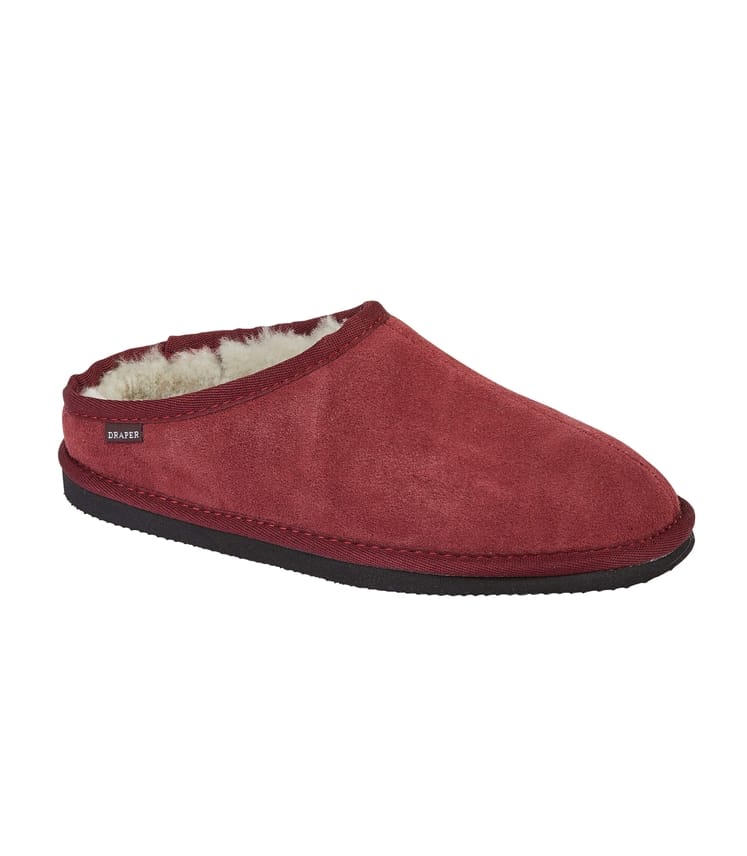 SNUGRUGS Newbury, Pantofole Mules In Pelle Di Pecora Con Suola In Gomma - Marrone (Chestnut) Taglia 40.5 - Comode E Calde