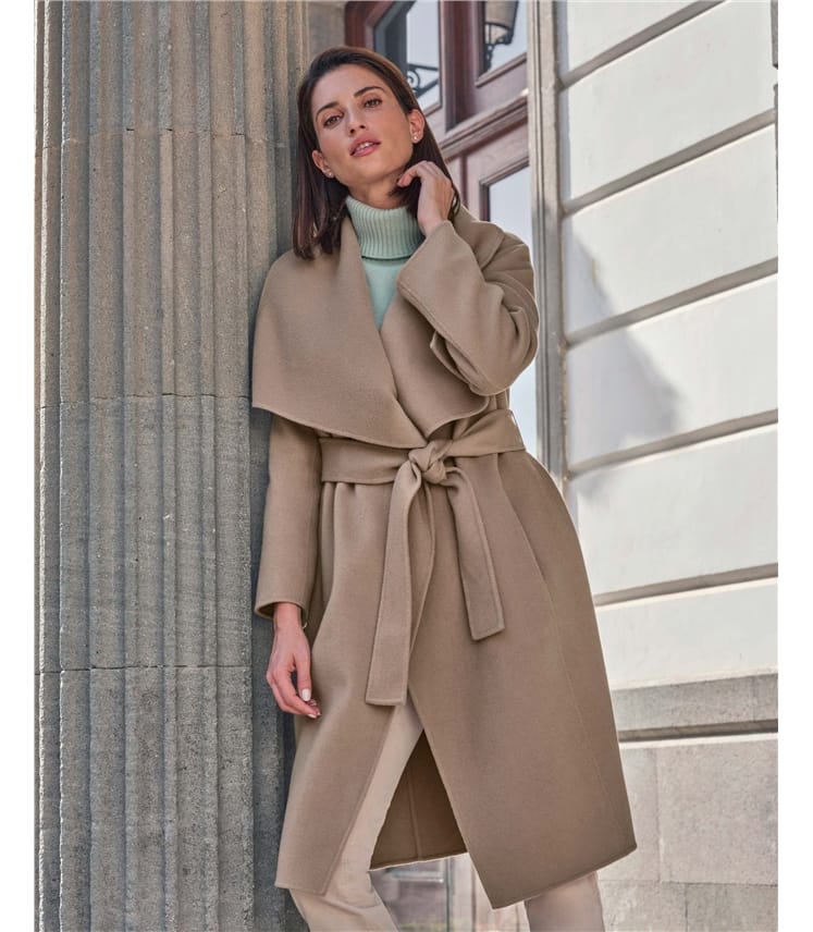 ジャケット・アウター LOUREN big shawl collar double coat ジャケット・アウター louren big shawl collar double coat louren