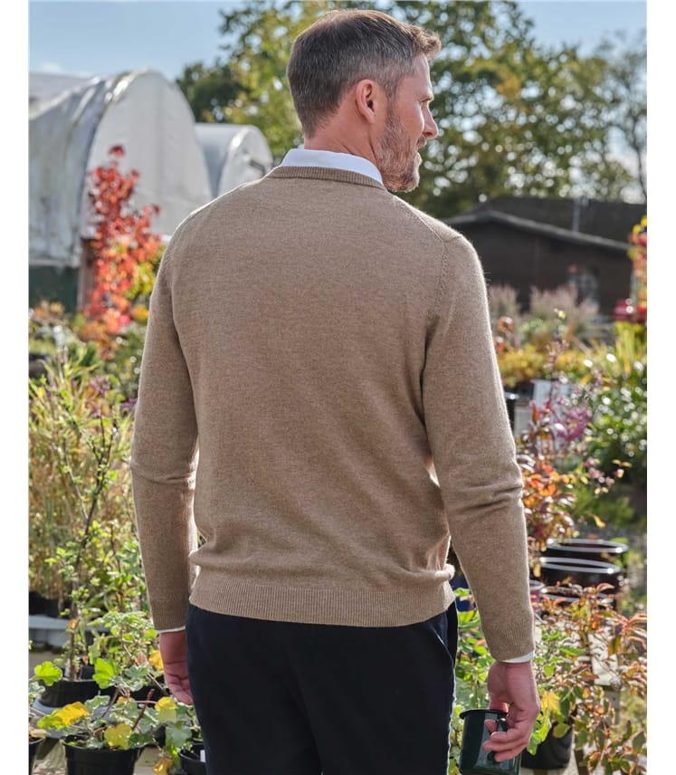 Cashmere Merino Crew Neck Jumper