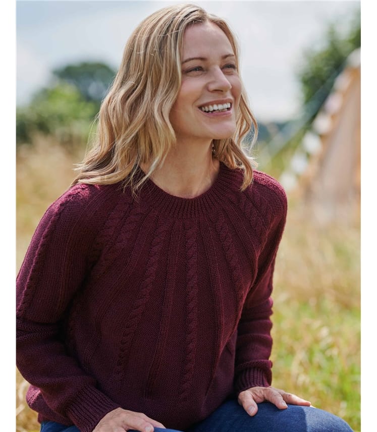 dark plum sweater