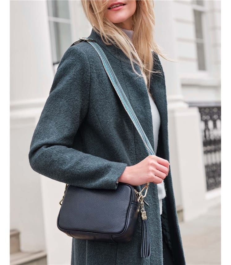 Soft Leather Bag With Tassel