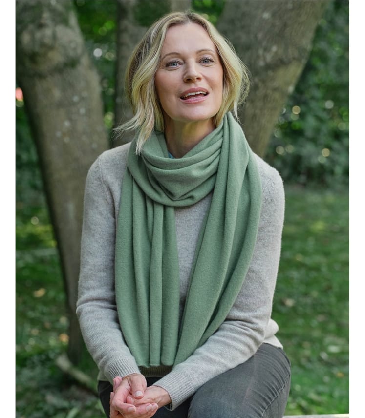 Womens Premium Pure Cashmere Scarf