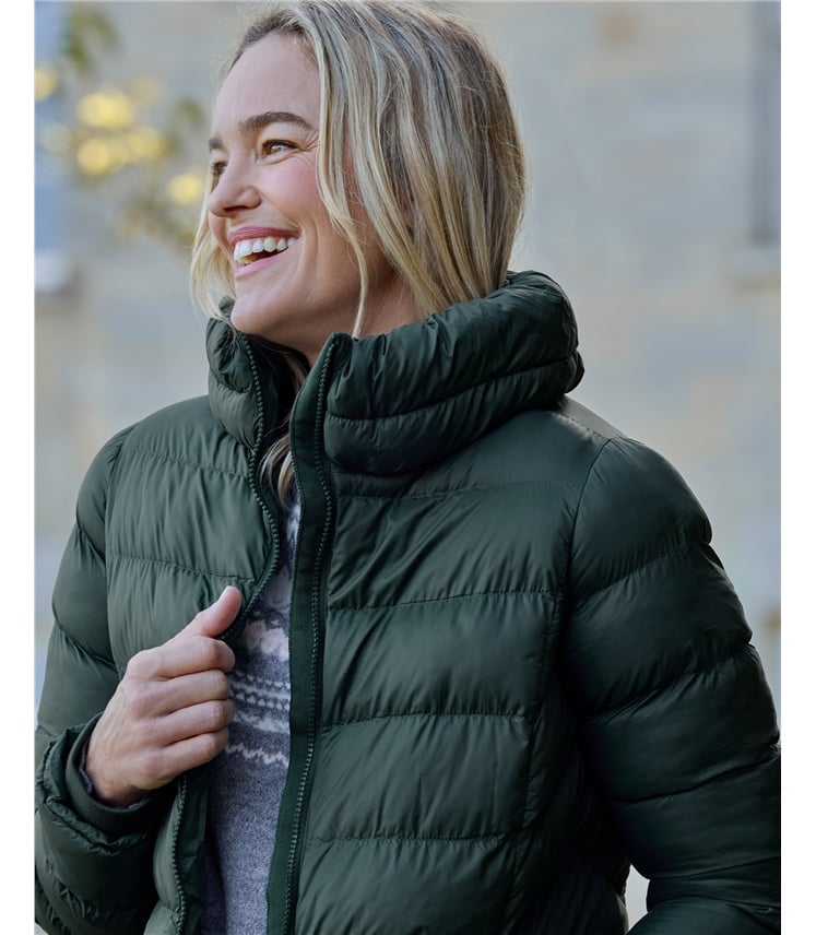 Arnside Funnel Neck Midi Coat