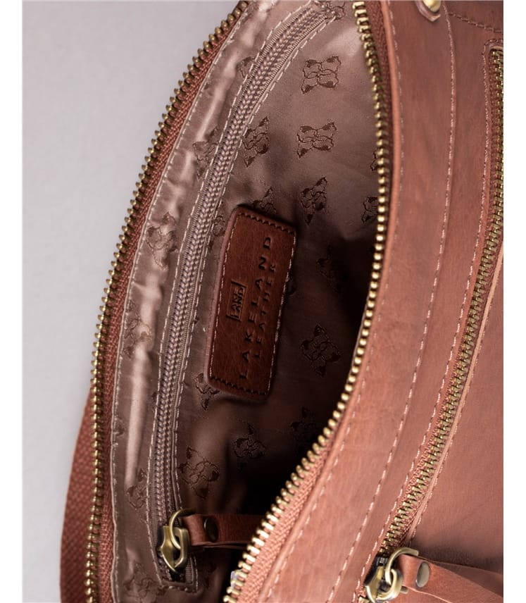 Harstone Large Leather Cross Body Bag