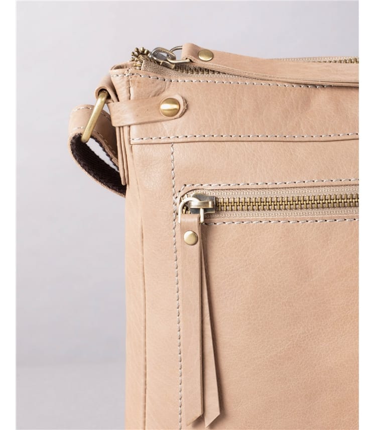 Harstone Large Leather Cross Body Bag