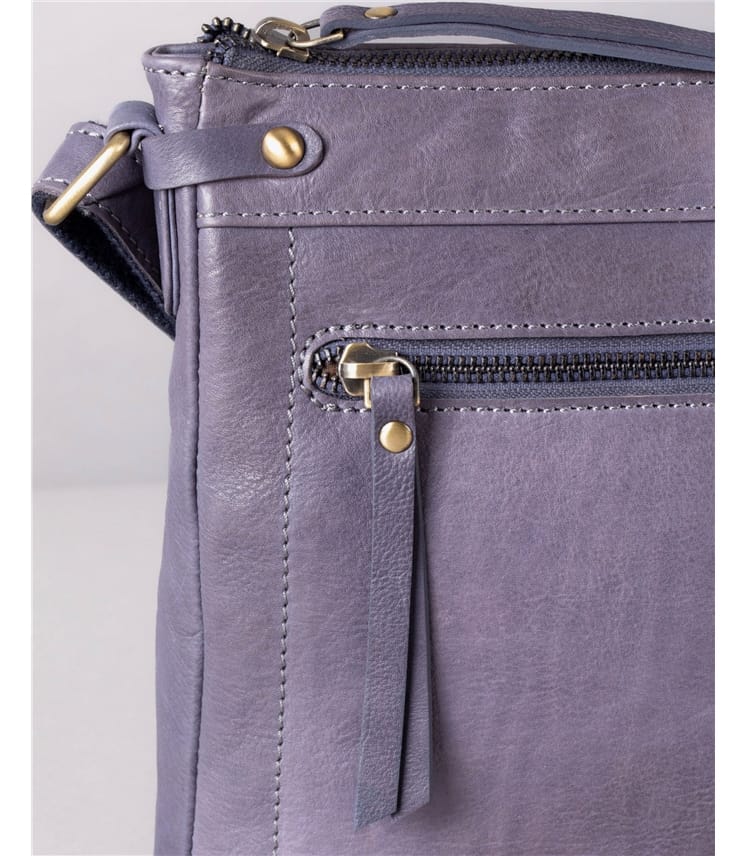 Harstone Large Leather Cross Body Bag
