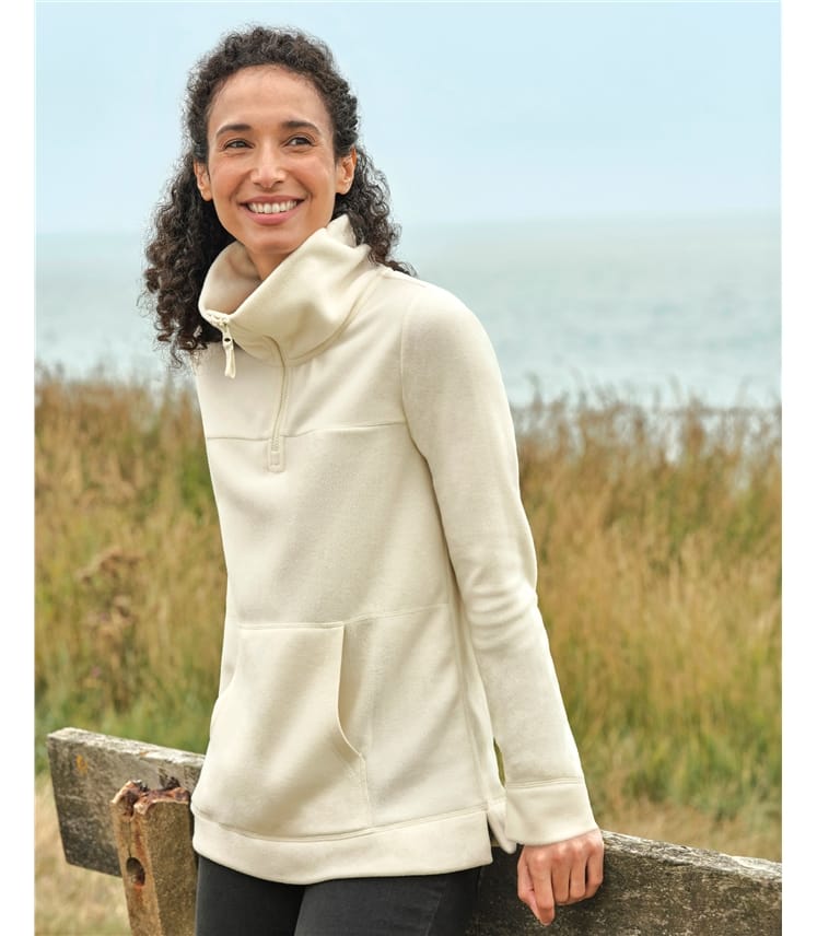 Grasmere Zip Neck Fleece Tunic