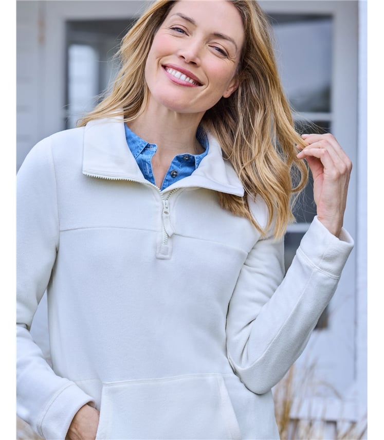Grasmere Zip Neck Fleece Tunic