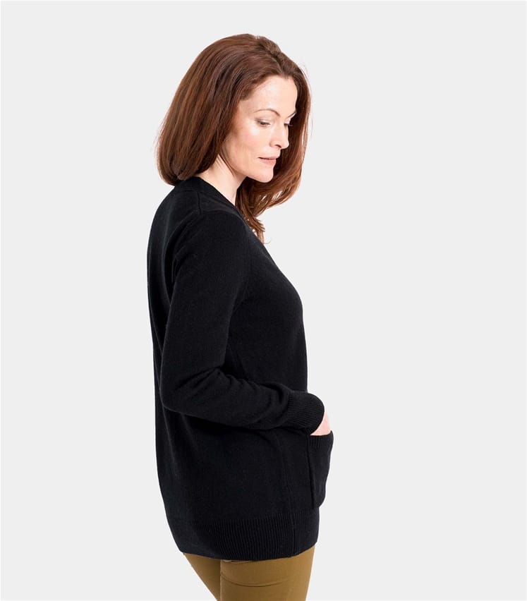 Lambswool V Neck Cardi