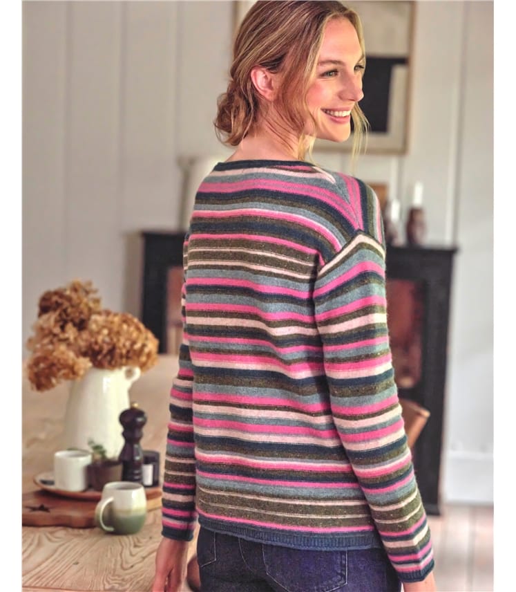 Stripe Button Jumper