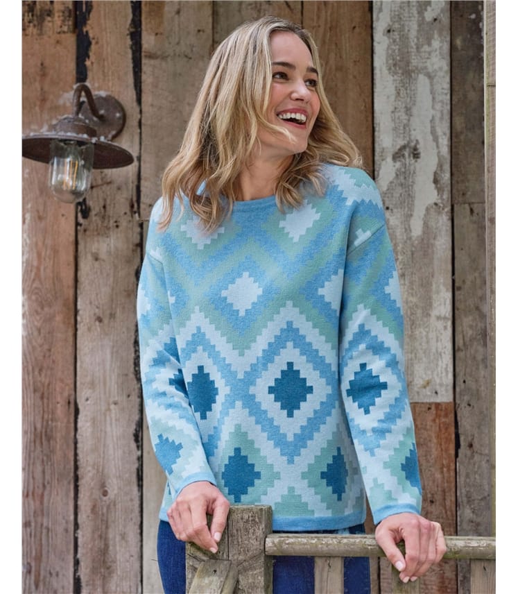 Diamond Pattern Jumper