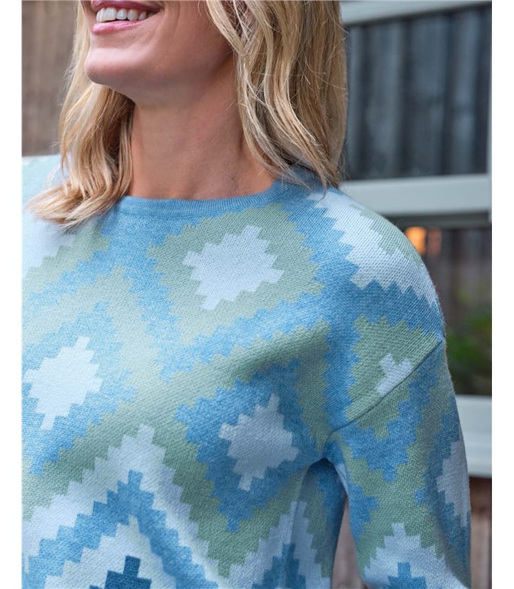 Diamond Pattern Jumper