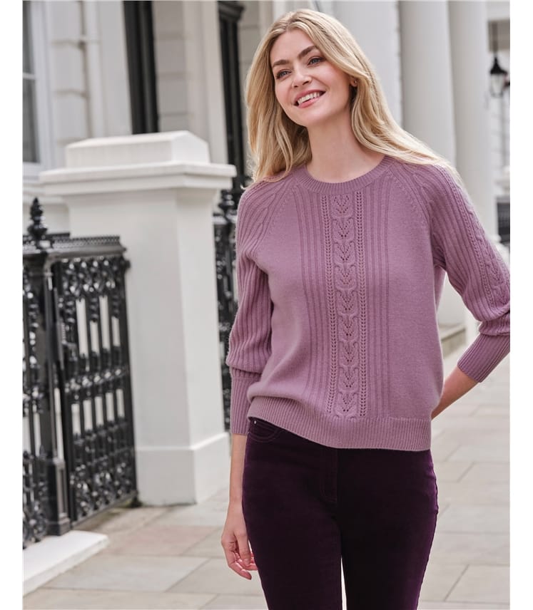 Cashmere Lofty Cable Jumper