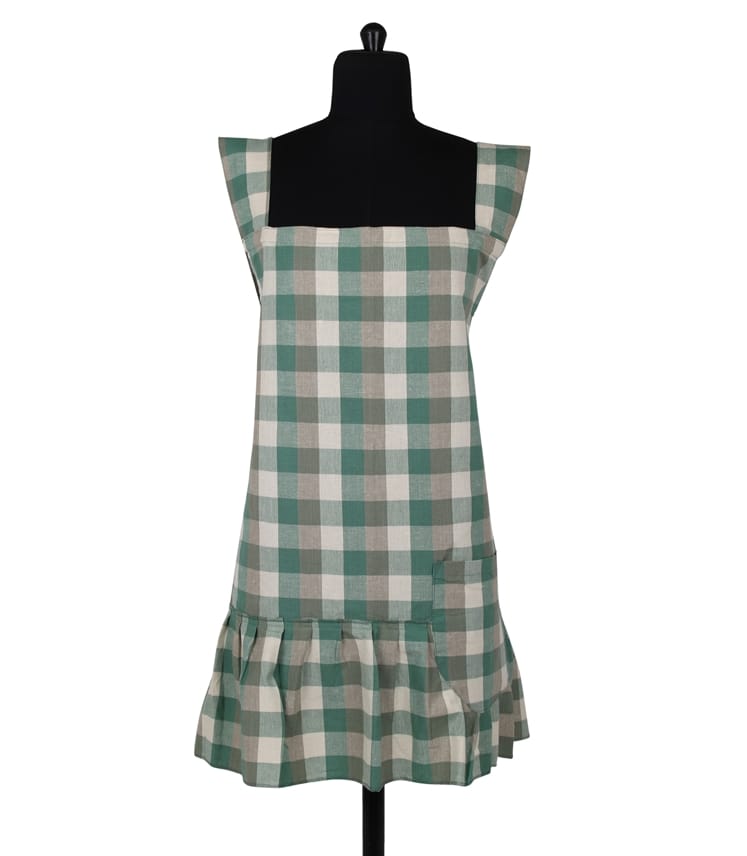 Double Check Pinafore Apron