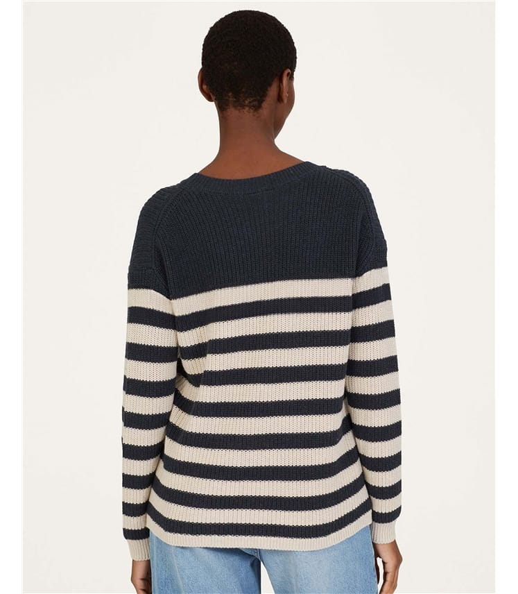 Gianna Organic Cotton Striped Jumper