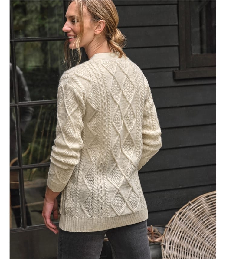 Boyfriend Aran Cardigan