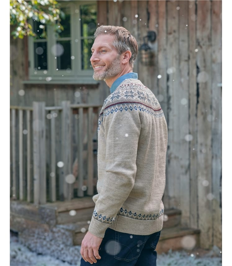 Pullover mit Fair-Isle-Passe