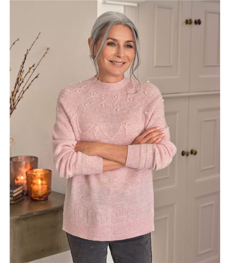 Pearl Cable Yoke Jumper