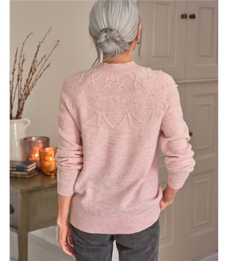 Pearl Cable Yoke Jumper