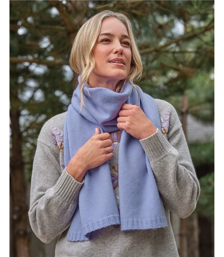 Womens Essential Lambswool Scarf