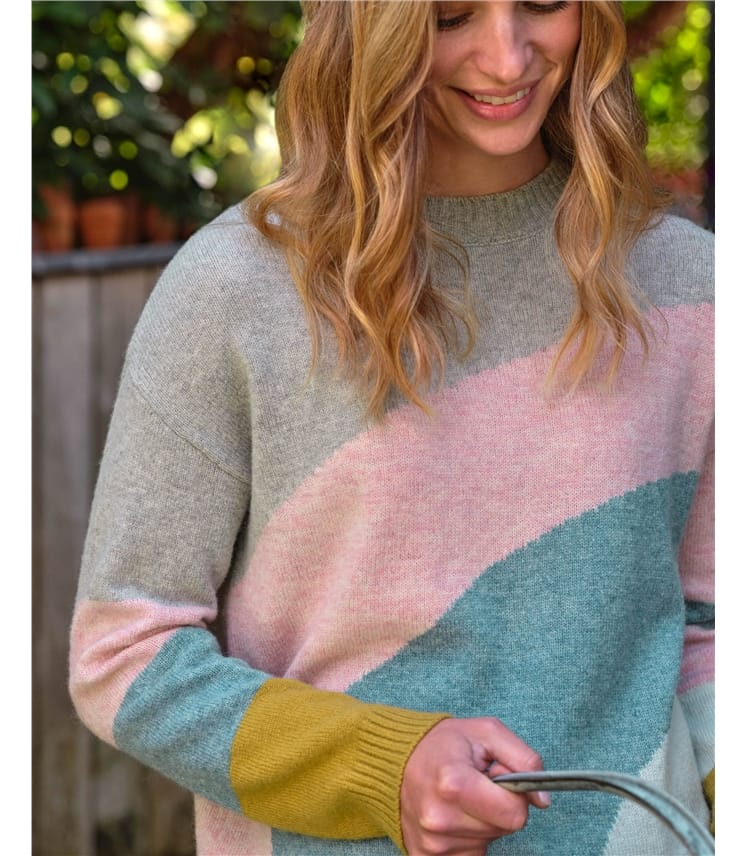 Pull Garçon Col V Tricot Blocs Couleur - Gilet Hiver Chaud - 3 à 16 Ans - Unisexe