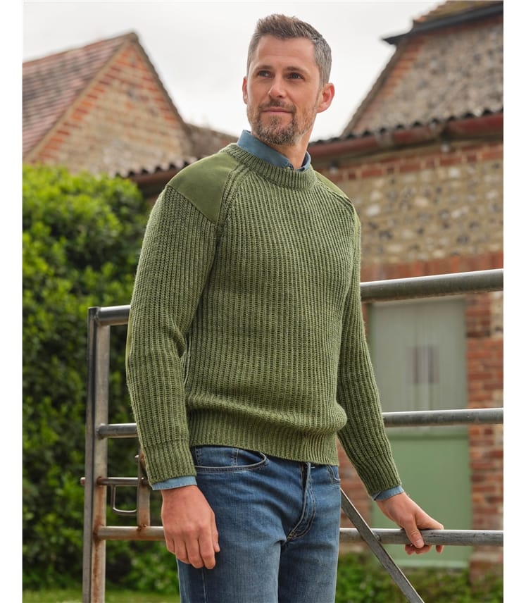 Countryman-Pullover aus reiner Wolle für Herren