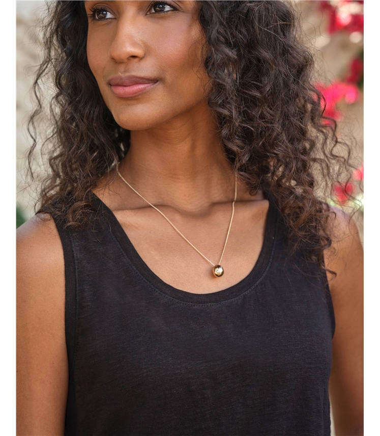 Luxury Linen Jersey Vest LWK17