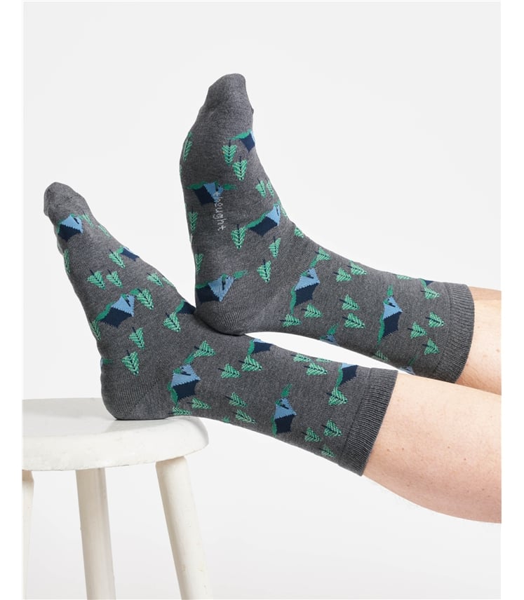 Go Explore Bamboo Gift Box of 7 Socks