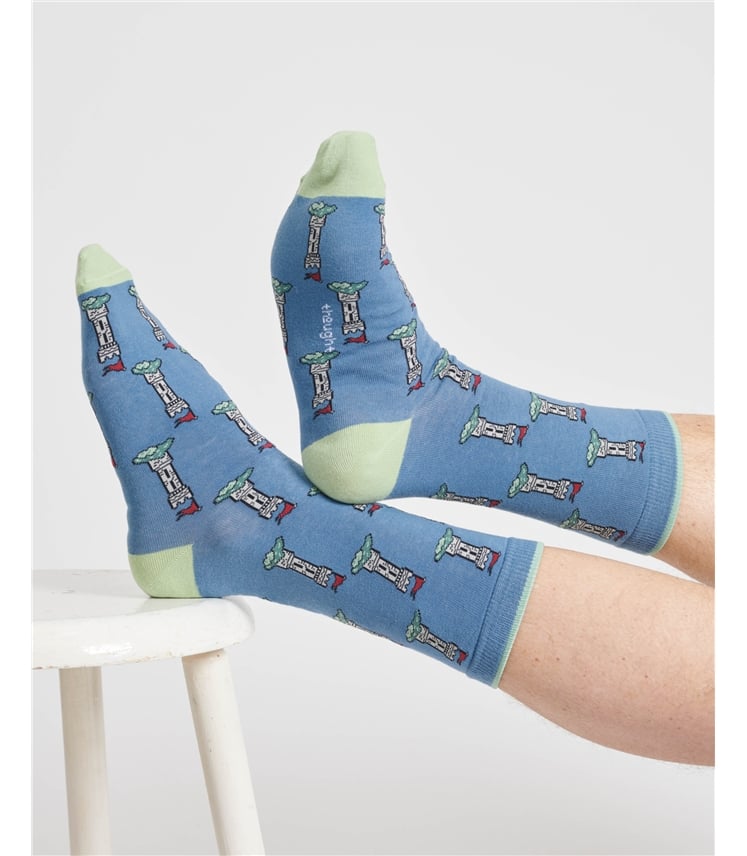 The Explorer Bamboo Gift Box of 4 Socks