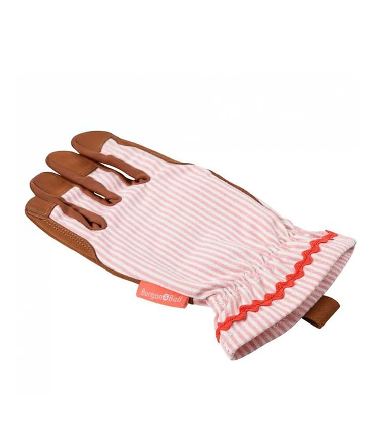 Cotton Ticking Stripe Garden Gloves