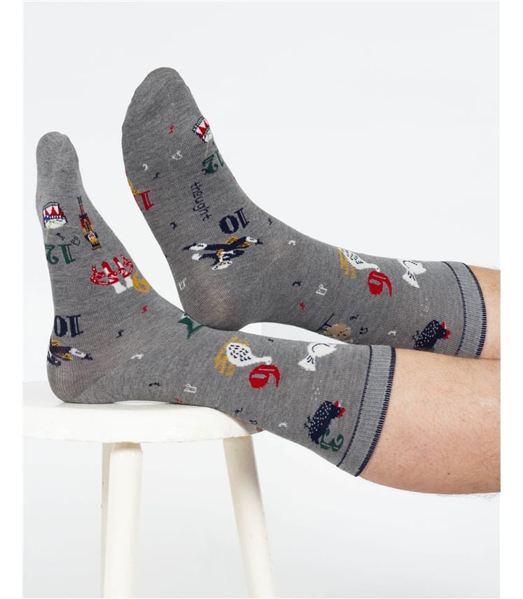 12 Days Of Christmas Bamboo Socks