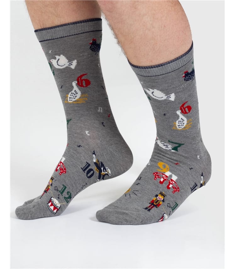 12 Days Of Christmas Bamboo Socks