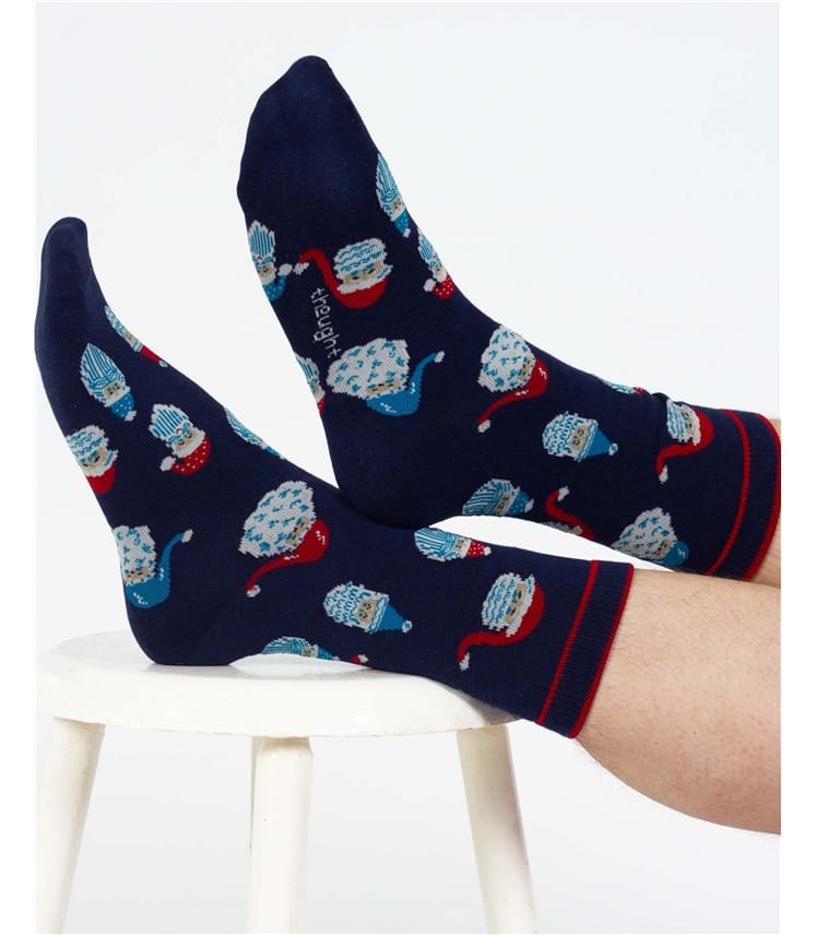 Father Christmas Bamboo Sock Gift Box