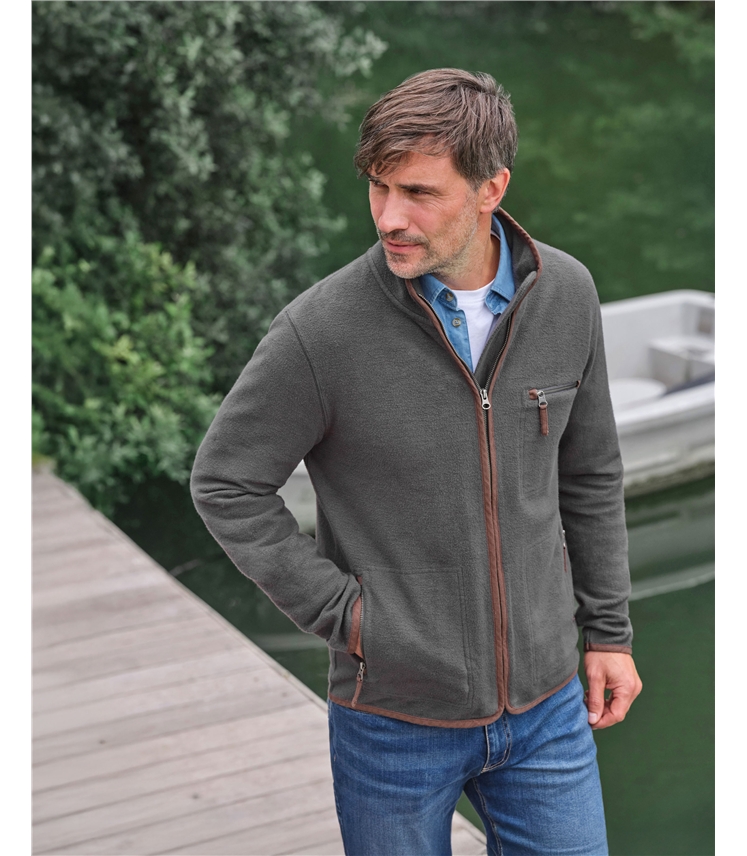 Organic Cotton Full Zip Fleece
