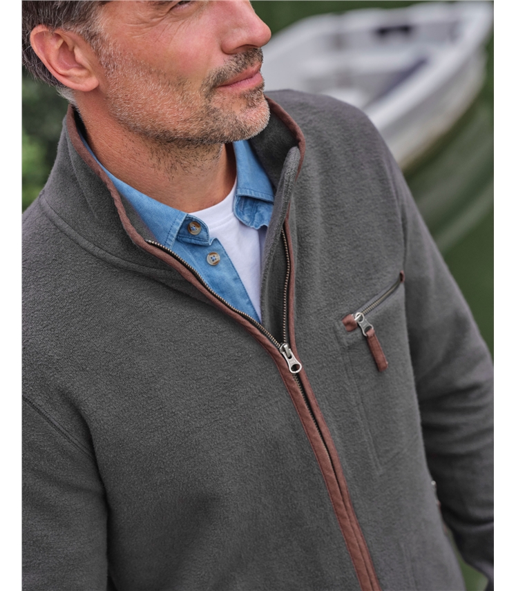 Organic Cotton Full Zip Fleece