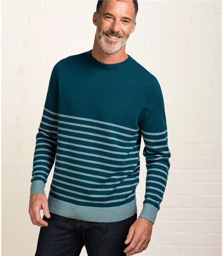 Herren Pullover Mit Rundhalsausschnitt | Casual Strickpullover Polyester