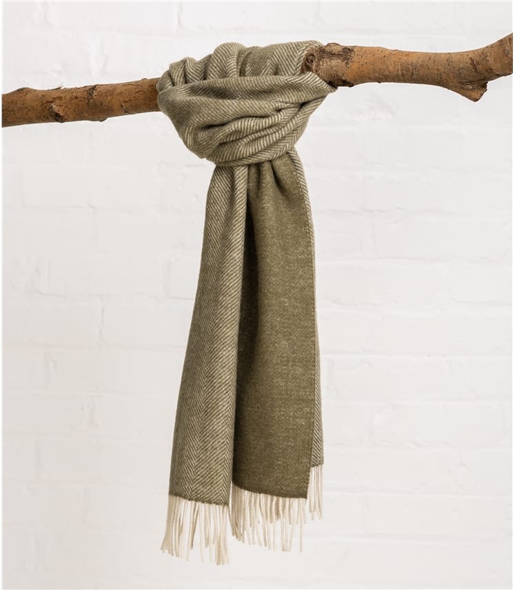 mens cream cashmere scarf