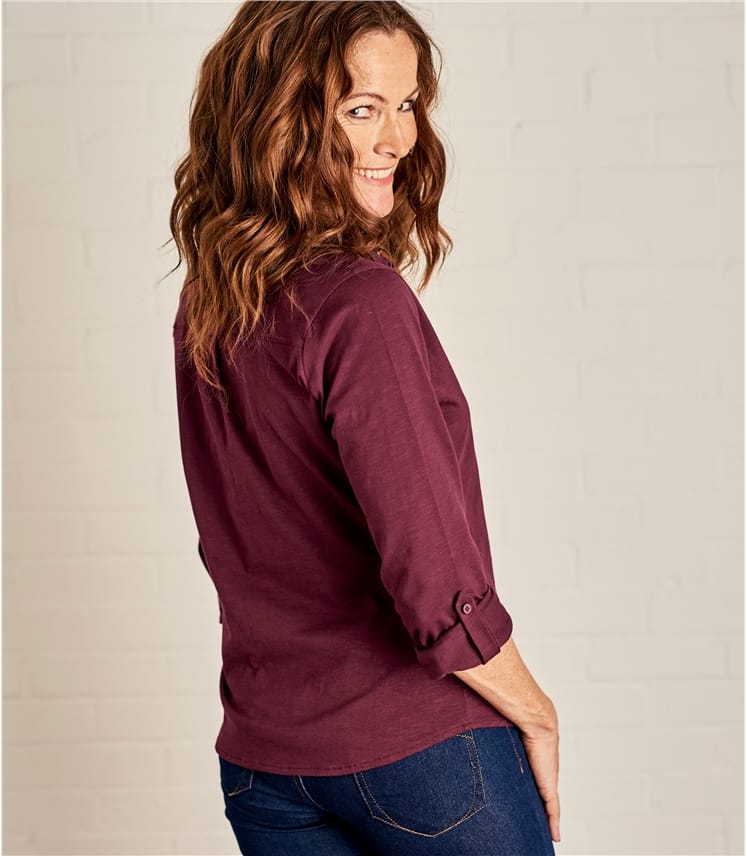 Plum Womens Jersey Shirt WoolOvers US