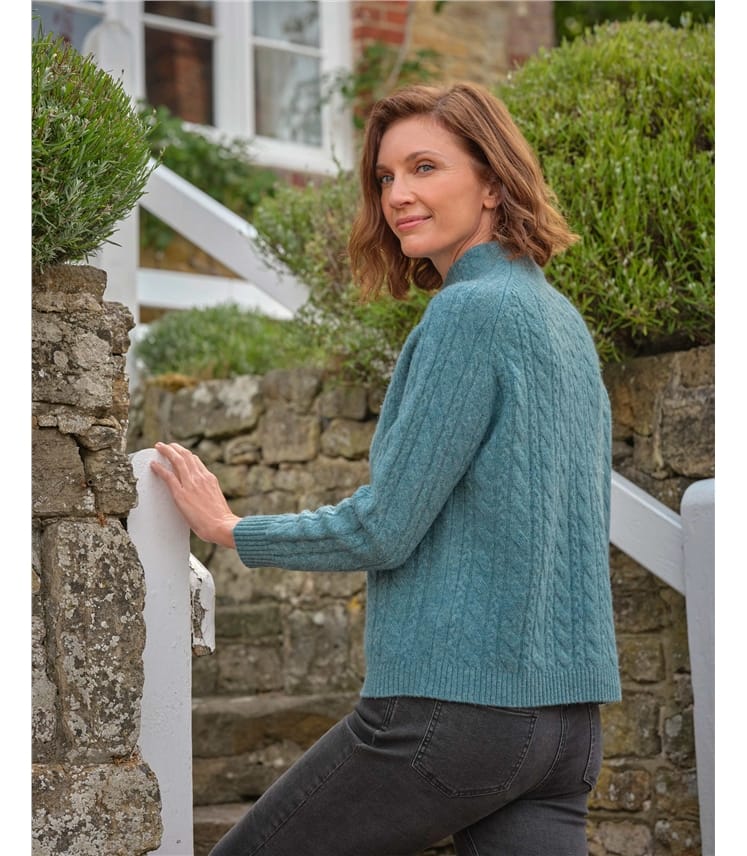 Turtle Neck Cable Jumper