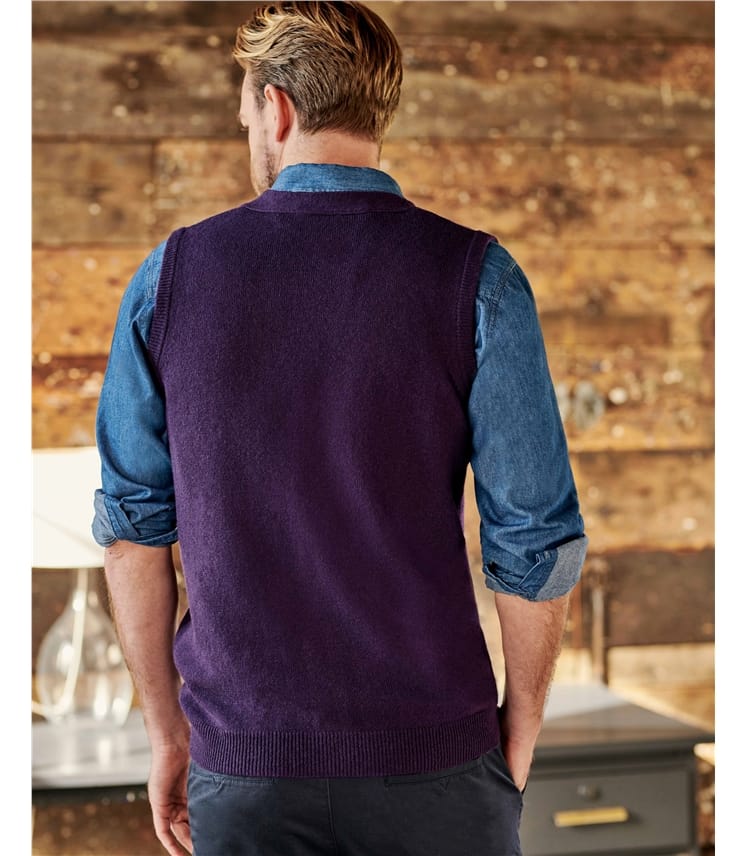 Lambswool Knitted Waistcoat