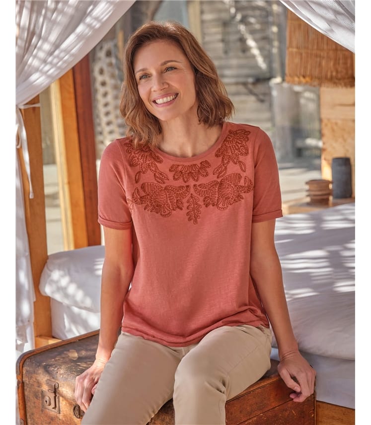 Applique Detail Top