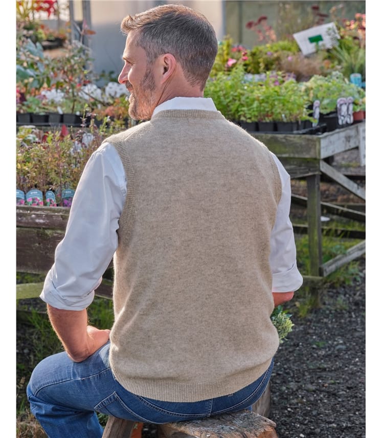 Pull sans manches - Homme - Laine d’agneau