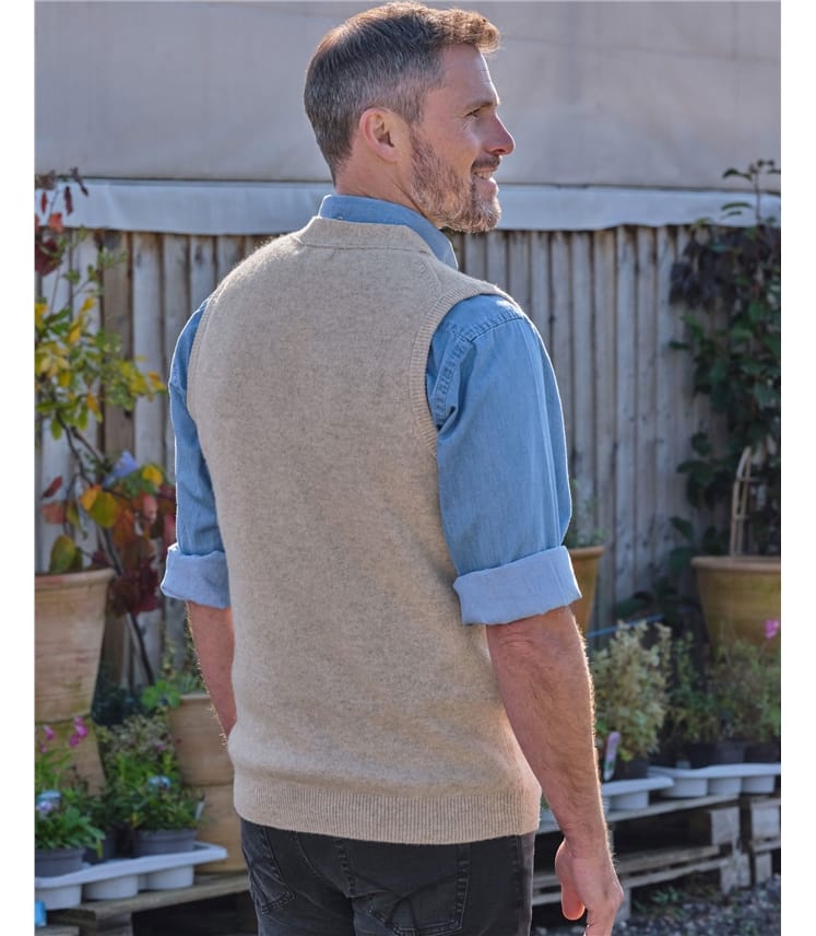 Mens Lambswool Waistcoat