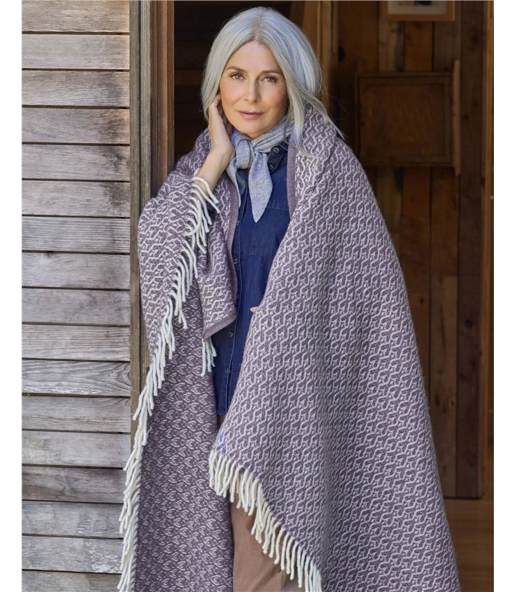 Isobel Crescent Pure Wool Throw