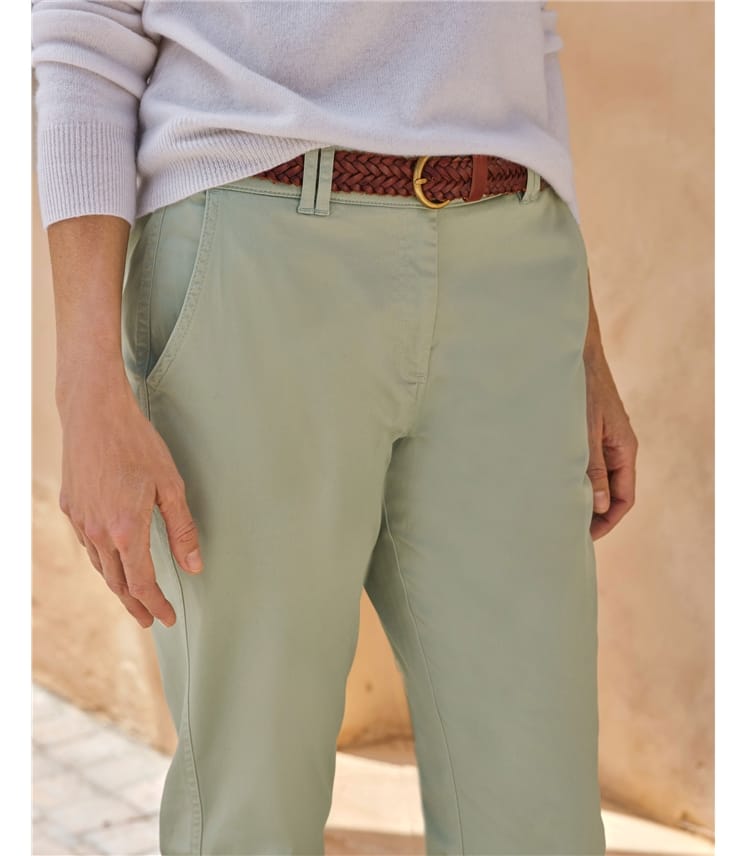 Pantalon chino - Femme - Coton mélangé