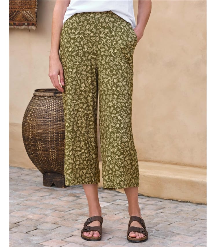 Printed Culotte