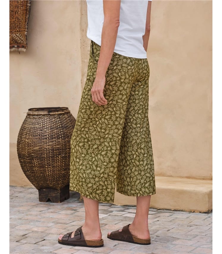 Printed Culotte