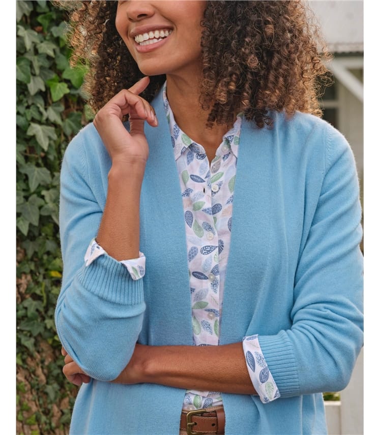 Baby blue button up cardigan sale